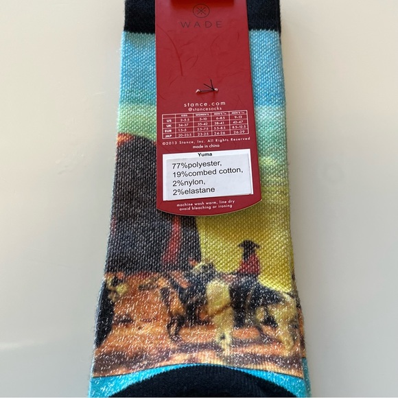 🎉HOST PICK 7/31🎉 NWT Stance Artist Series Wade x Yuma socks. - Picture 5 of 5